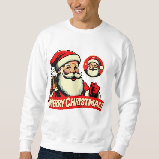 Gezellig kerstsweatshirt - Feestelijk vakantieontw Trui (Voorkant)