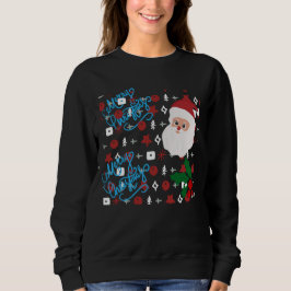 Gezellig kerstvakantie sweatshirt voor vrouwen