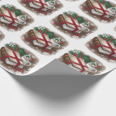 Gezellig kerstvibes cadeaupapier (Hoek)