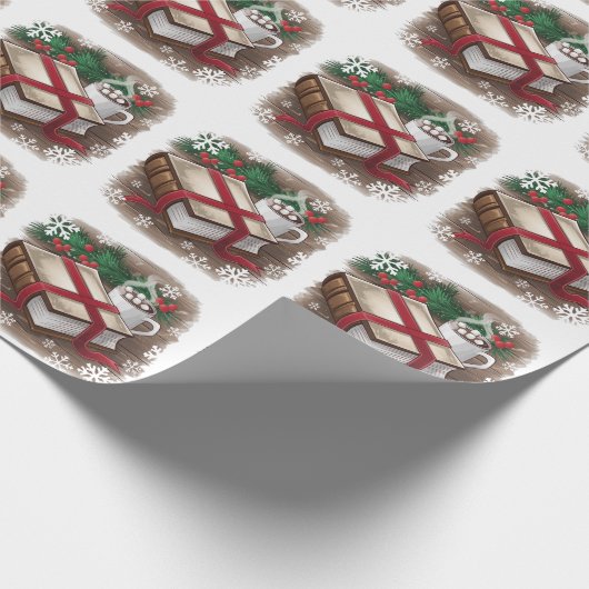 Gezellig kerstvibes cadeaupapier (Hoek)