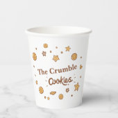 Gezellig koekje verrukt papieren bekers (Voorkant)