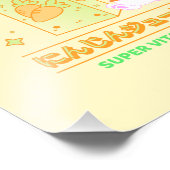 GEZELLIG KONIJNTJE MET WORTELSAP FOTO AFDRUK (Hoek)