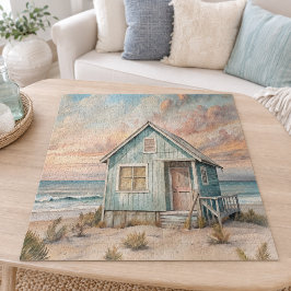 Gezellig Kusthuis Strandhuis Aquarel Legpuzzel