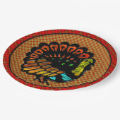 Gezellig land Turkije Plaid Papieren Bordje (Gekanteld)