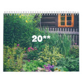 Gezellig landhuis met een tuin kalender (Hoes)