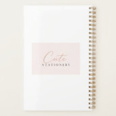 Gezellig leesjournaal planner (Achterkant)
