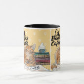 Gezellig lezen met Schattigee Cats en Coffee Vibes Mok (Midden)