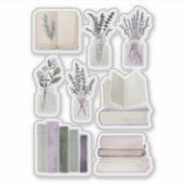 Gezellig lezen sticker (Voorkant)