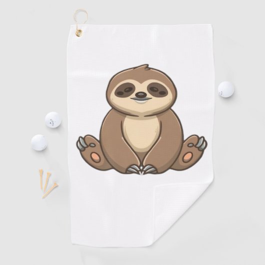 Gezellig Luiaard Classic T-shirt Golfhanddoek (Insitu)