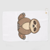 Gezellig Luiaard Classic T-shirt Golfhanddoek (Horizontaal)