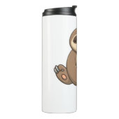 Gezellig Luiaard Classic T-shirt Thermosbeker (Gedraaid links)