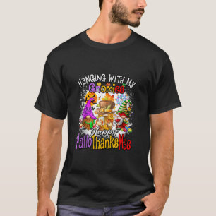 Gezellig met mijn Gnomies Fijne Hallothanksmas Fam T-shirt
