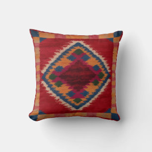 Gezellig met rode Kilim decoratieve Kussens