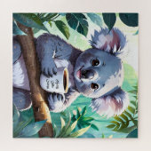 Gezellig Oerwoud Koala Coffee Legpuzzel (Horizontaal)