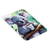 Gezellig Oerwoud Koala Coffee Magneet (Rechterzijde)