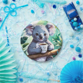 Gezellig Oerwoud Koala Coffee Papieren Bordje (Feest)