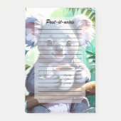 Gezellig Oerwoud Koala Coffee Post-it® Notes (Voorkant)