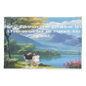 Gezellig Omhoog met Herinneringen: Gepersonaliseer Kussensloop (Achterkant)