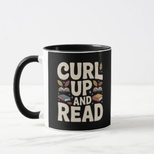 Gezellig opkrullen en lezen mok