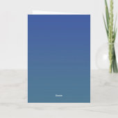 Gezellig peperkoek huis feestdagen kaart (Achterkant)