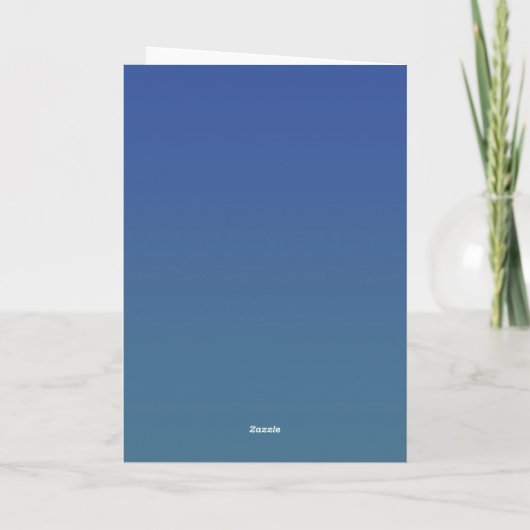 Gezellig peperkoek huis feestdagen kaart (Achterkant)