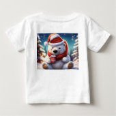Gezellig Polar Beer Kerst T-shirt (Achterkant)