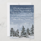 Gezellig Polar Beer met rode sjaal Kerst Kaart (Achterkant)