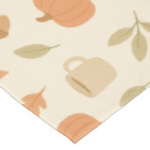 Gezellig Pompoen Spice Herfst Naadloos Patroon Tafelkleed (Gekanteld)
