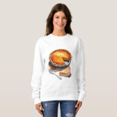 Gezellig Pumpkin Pie Sweatshirt voor Herfst & Than (Voorkant volledig)