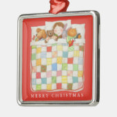 GEZELLIG QUILT Premium Square Ornament / Rood (Links)