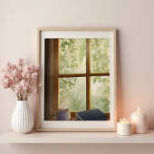 Gezellig  raam poster