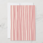 Gezellig Red Doodle kerstfeest Kaart (Achterkant)