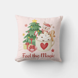 Gezellig rendier kerst Sierkussen