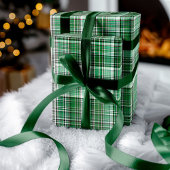 Gezellig rood en wit geruite flanel patroon cadeaupapier