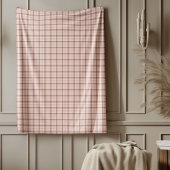 Gezellig Roos Gold Plaid Deken voor Elegant Comfor