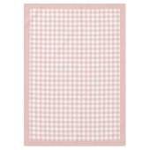 Gezellig Roos Goud Geruit Tafelkleed Look (Voorkant)