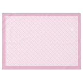 Gezellig roze geplakt tafelkleed voor dagelijks di (Voorkant (Horizontaal))