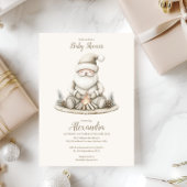 Gezellig Santa Winter Baby shower Kaart
