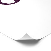 Gezellig seizoen doodle letters poster (Hoek)