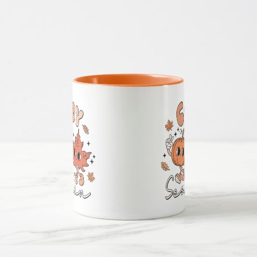 Gezellig seizoen, Herfst Vibes Mok, Retro Herfst D Mok (Midden)