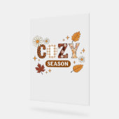 Gezellig seizoen oversized T-shirt Acryl Bord (Hoek)