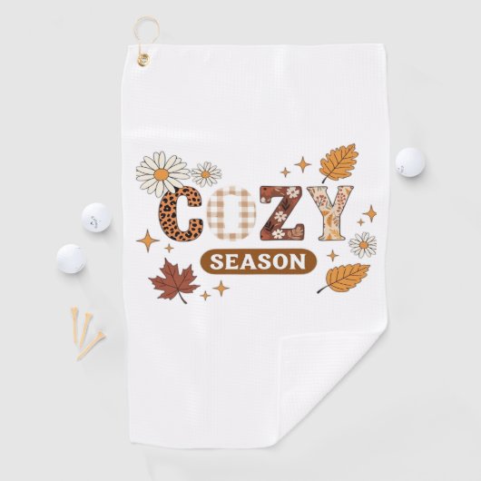 Gezellig seizoen oversized T-shirt Golfhanddoek (Insitu)