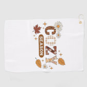 Gezellig seizoen oversized T-shirt Golfhanddoek (Horizontaal)