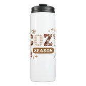 Gezellig seizoen oversized T-shirt Thermosbeker (Voorkant)