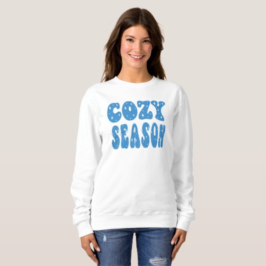 Gezellig Seizoen Sweatshirt, Kerstmis Sweatshirt, Trui (Voorkant volledig)