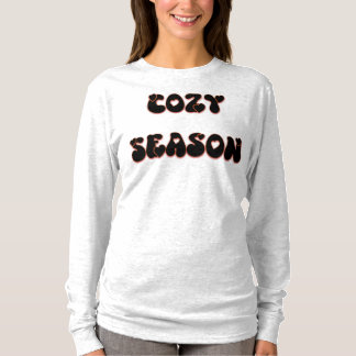 Gezellig seizoen T-shirt met lange mouwen, gezelli