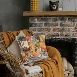 Gezellig seizoen van dankbaarheid Warm dankzegging Kussen