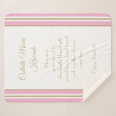 Gezellig Sherpa cadeau! Unieke Sweet 16 deken (Voorkant (horizontaal))