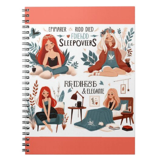 Gezellig Sleepover Dreams Notitieboek (Voorkant)