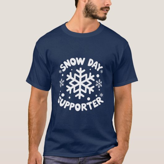Gezellig Snowflake T-shirt - Perfect voor winterfa (Voorkant)